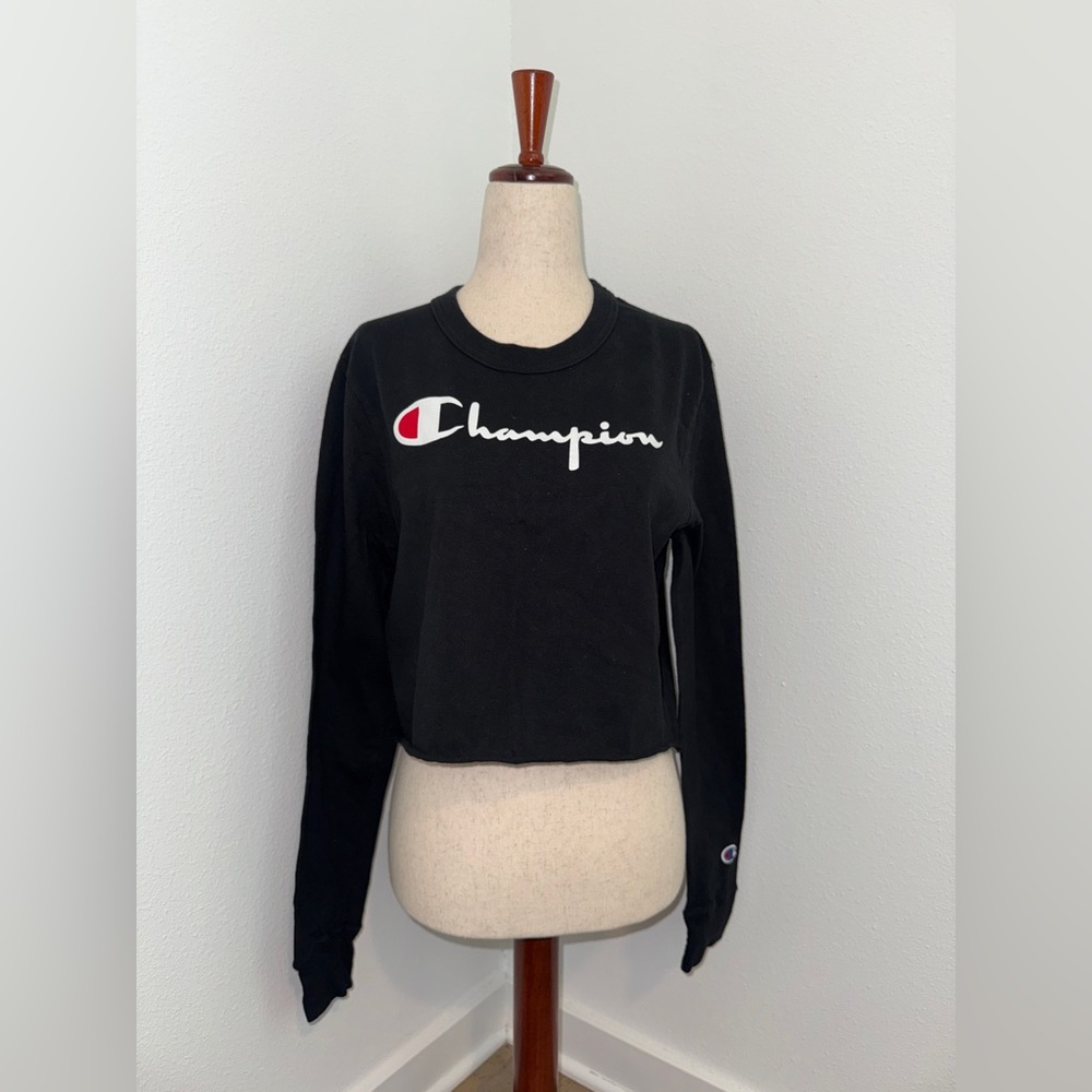 Champion Long Sleeve Crop Top